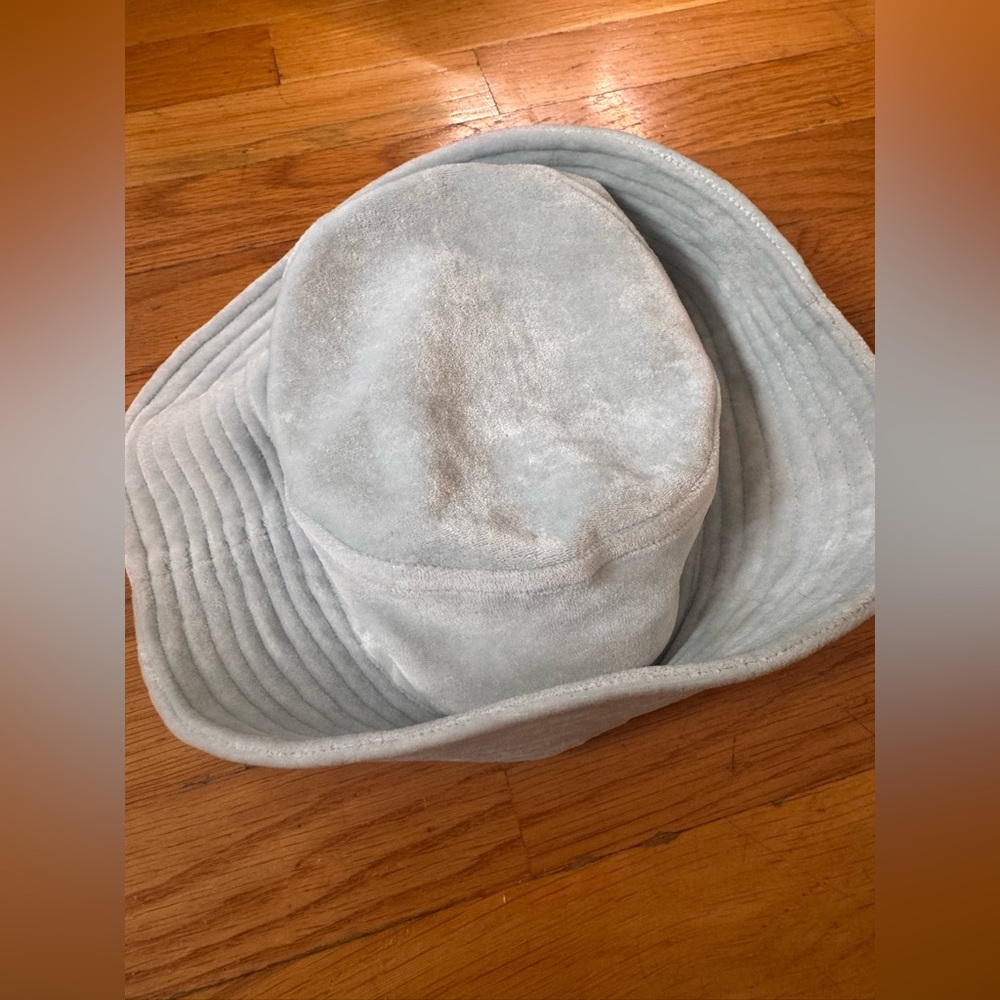 NWOT Unisex Sky Blue Velour Bucket Hat by For Days